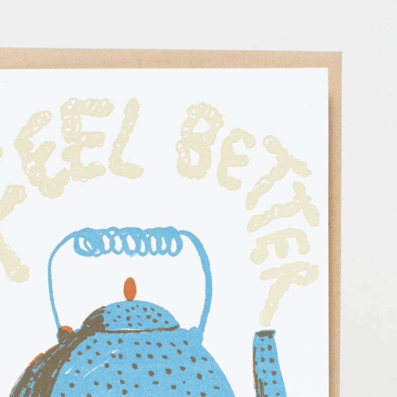 Feel Better Teapot Sympathy Card - Image 3
