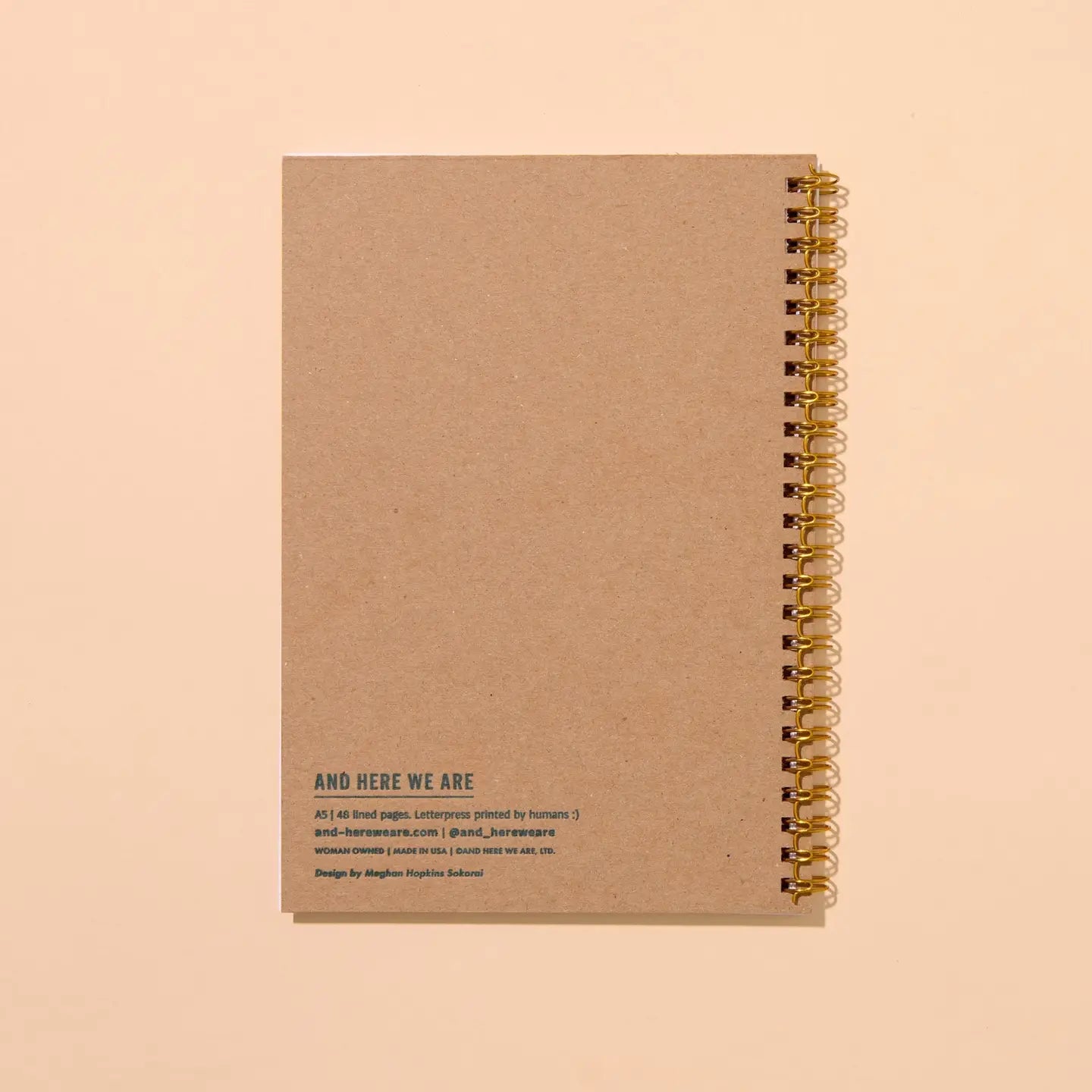 Macaroni A5 Letterpress Spiral Notebook - Image 5