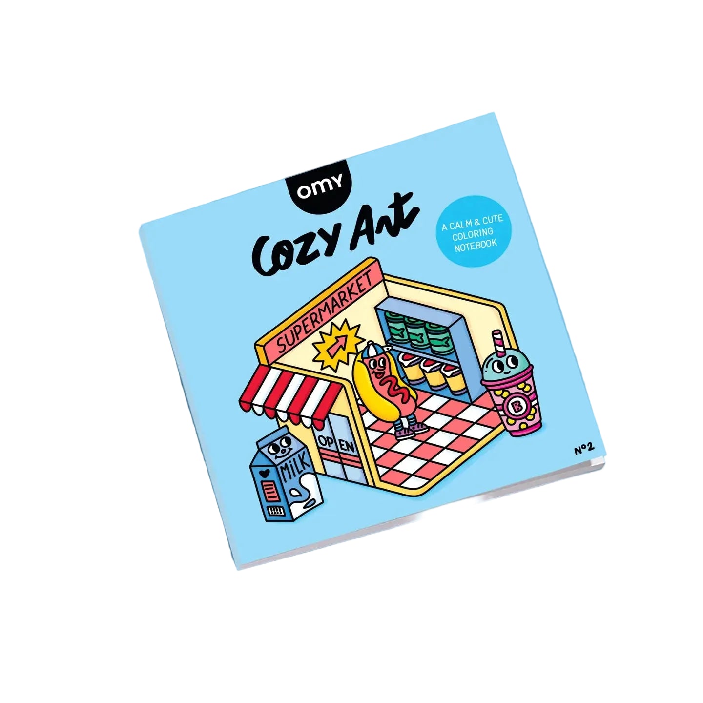 Supermarket - Cozy Art Coloring Book
