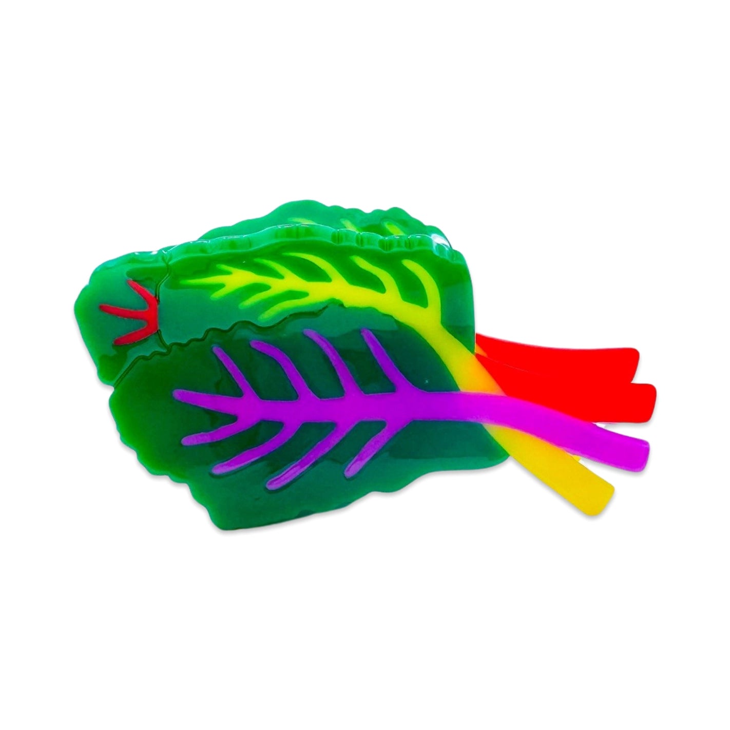 Rainbow Chard Hair Claw - Image 4