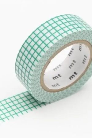 Emerald Graph Washi Tape