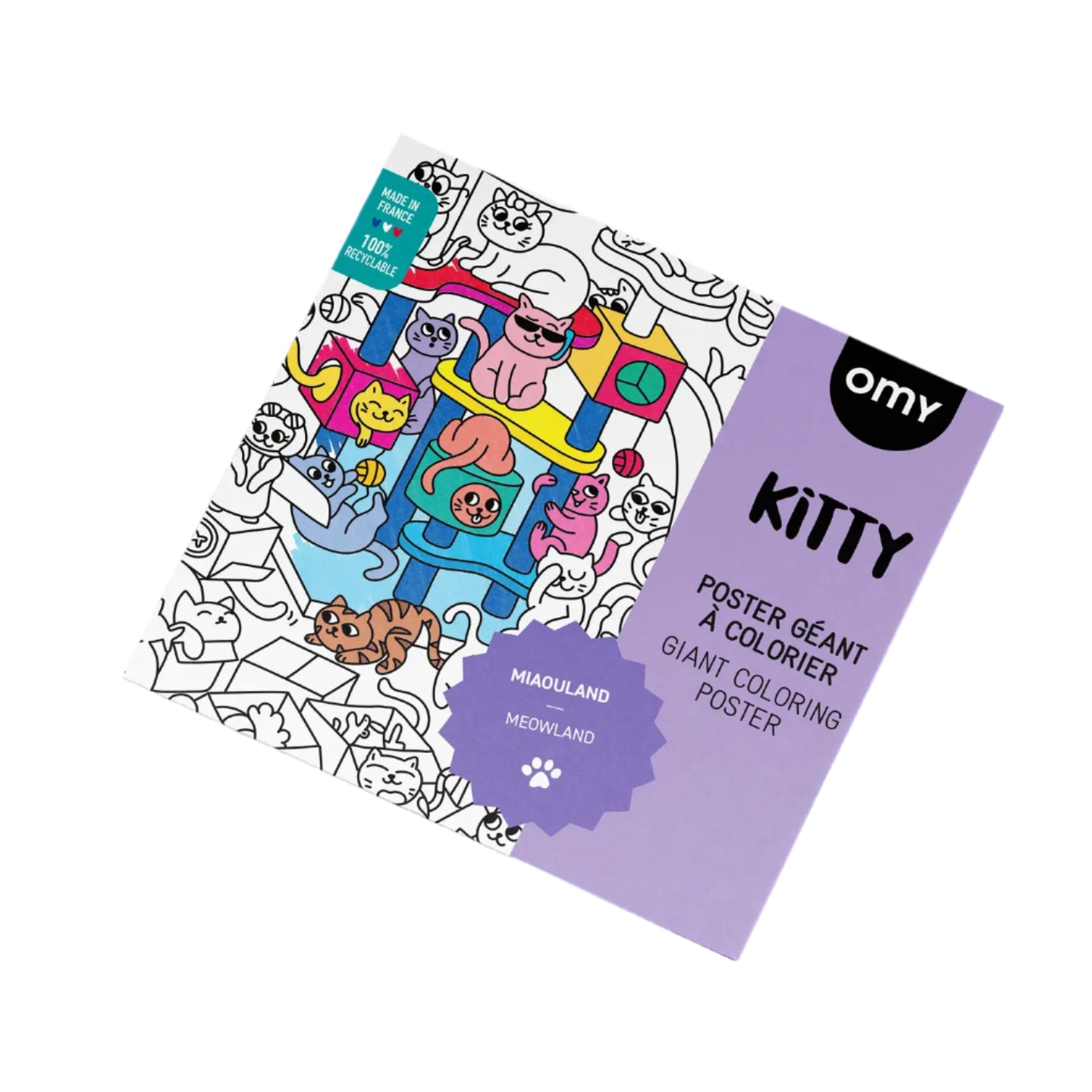 Kitty Giant Coloring Poster