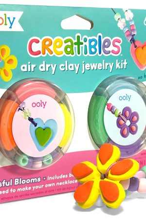 Creatibles Air Dry Clay Jewelry Kit - Blissful Blooms
