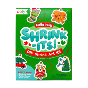Mini Shrink-Its! DIY Shrink Art Kit - Holly Jolly