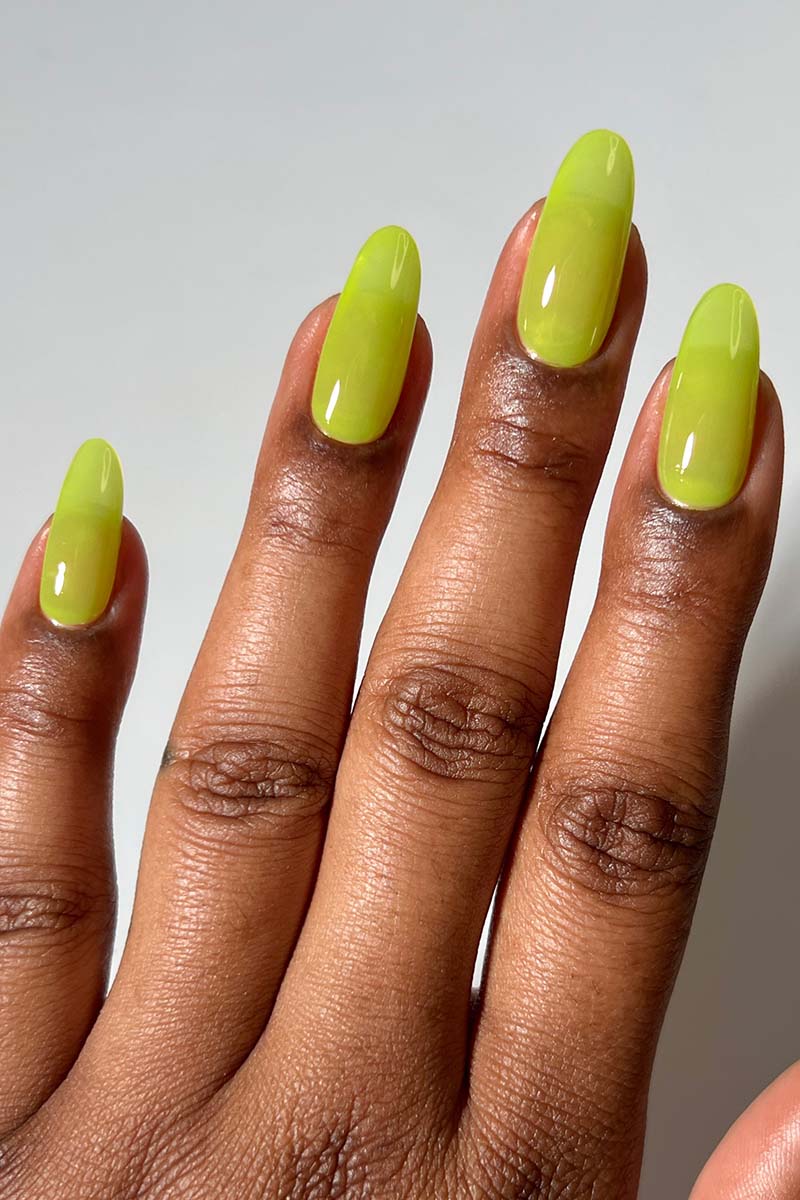 Chartreuse Star Fruit Jelly Nail Polish - Image 3
