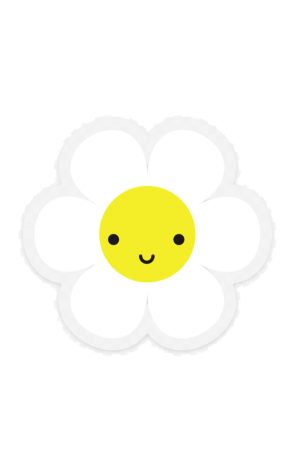 Kawaii Daisy Vinyl Sticker