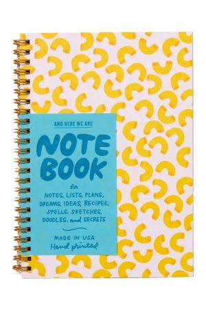 Macaroni A5 Letterpress Spiral Notebook