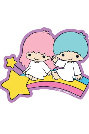 Little Twin Stars Rainbow Ride Vinyl Sticker