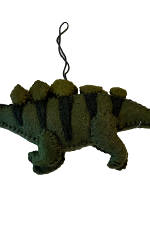 SALE Green Stegosaurus Ornament