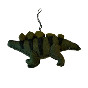 SALE Green Stegosaurus Ornament