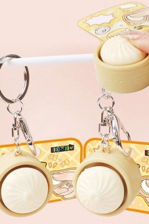 Dumpling Clicker Keychain