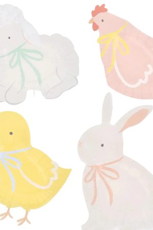 SALE Spring Animals Plates