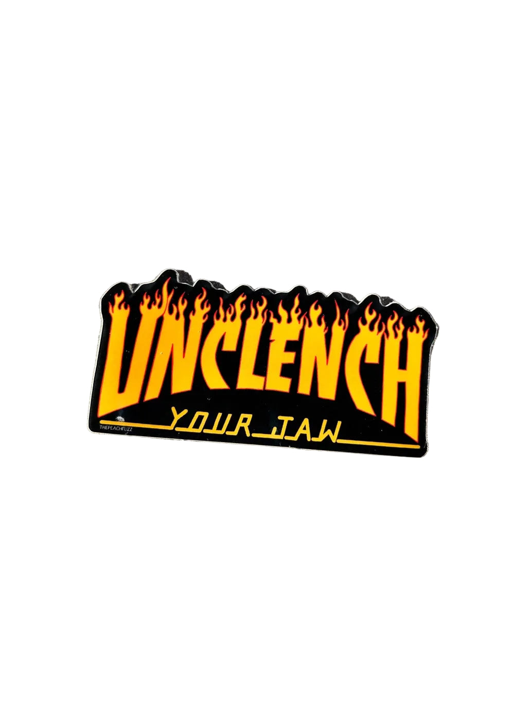 Unclench Your Jaw Sticker