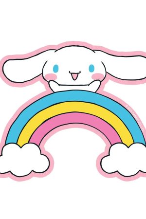 Cinnamoroll Rainbow Vinyl Sticker