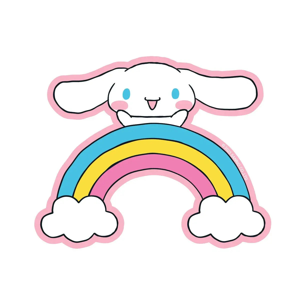 Cinnamoroll Rainbow Vinyl Sticker