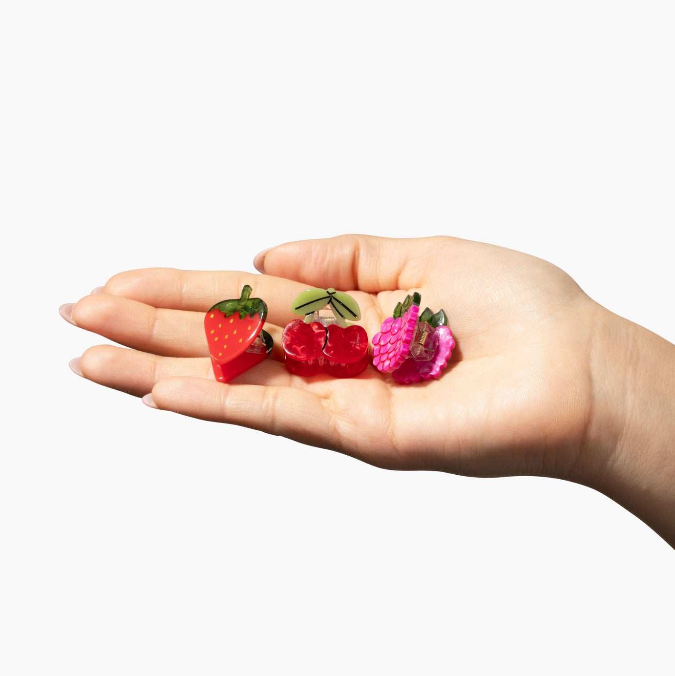 Micro Berry Basket Hair Claw Clip Set - Image 2