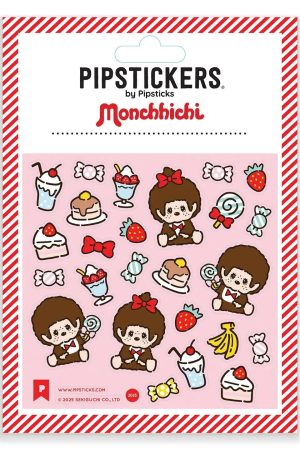 Monchhichi & Sweets Sticker Sheet