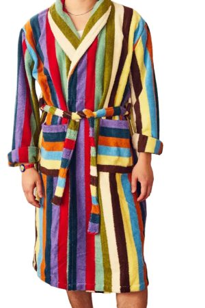 Eucalyptus Stripe Bathrobe