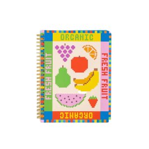 Rough Draft Mini Notebook - Fruit Tiles