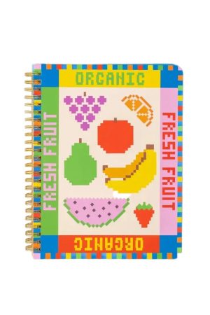 Rough Draft Mini Notebook - Fruit Tiles