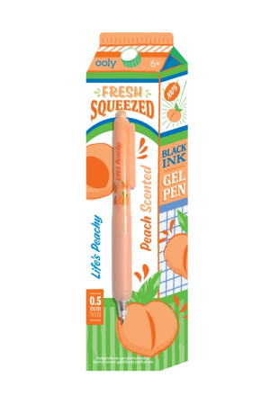 Peach Fresh Squeezed Scented Gel Pen