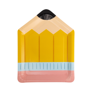 Pencil Shaped Paper Plates