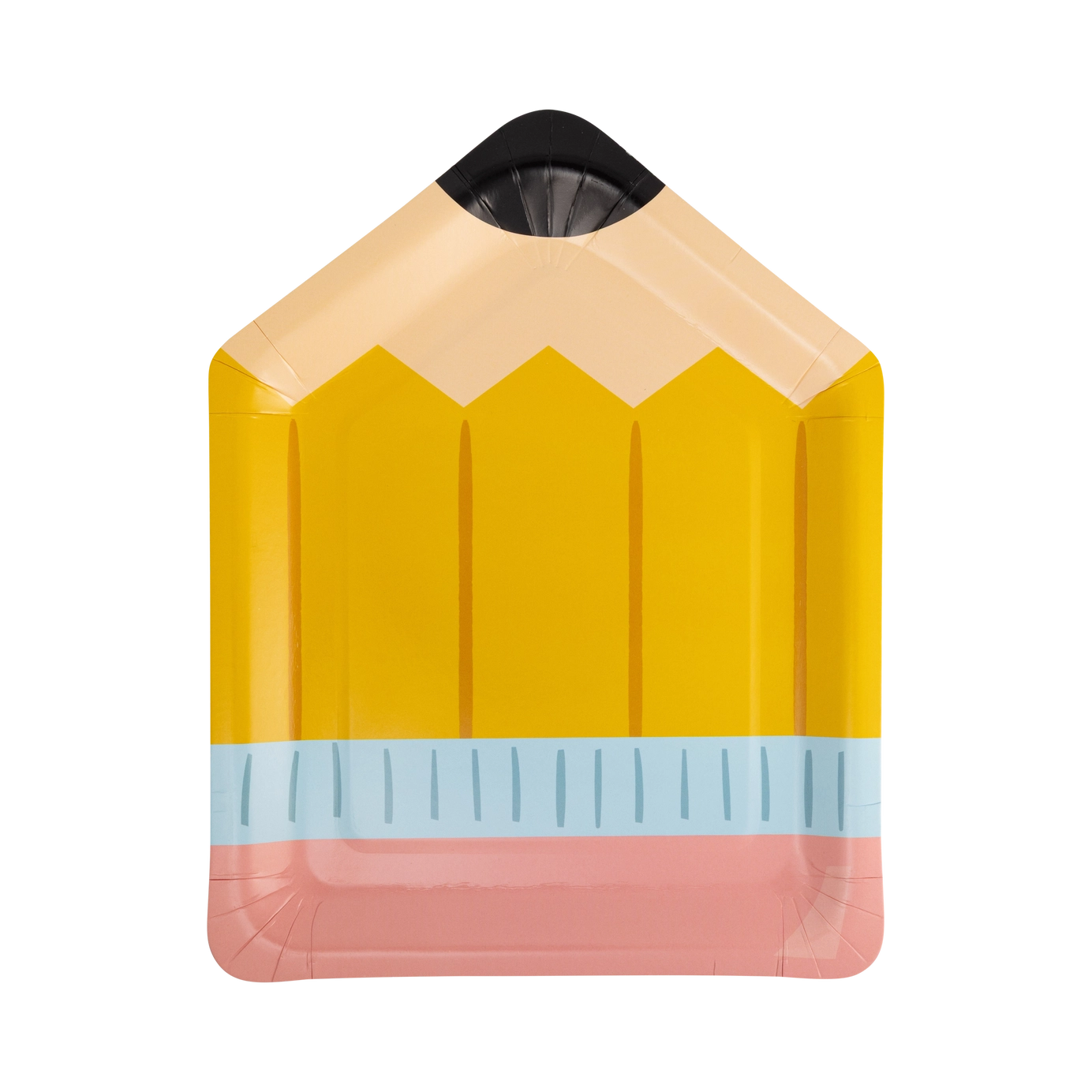 Pencil Shaped Paper Plates