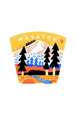 Wasatch Mountains Sticker