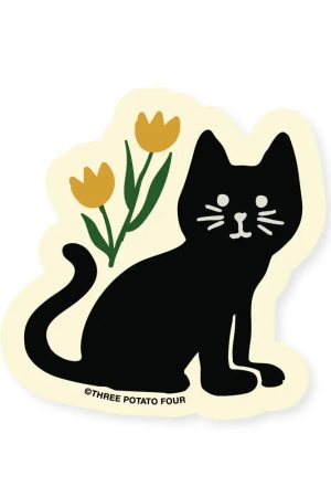 Black Cat Sticker