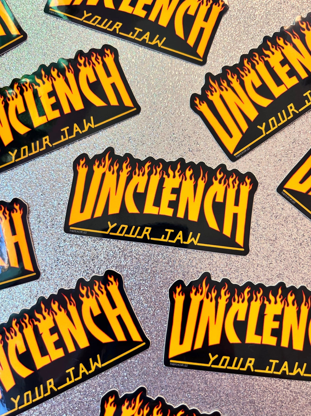 Unclench Your Jaw Sticker - Image 2