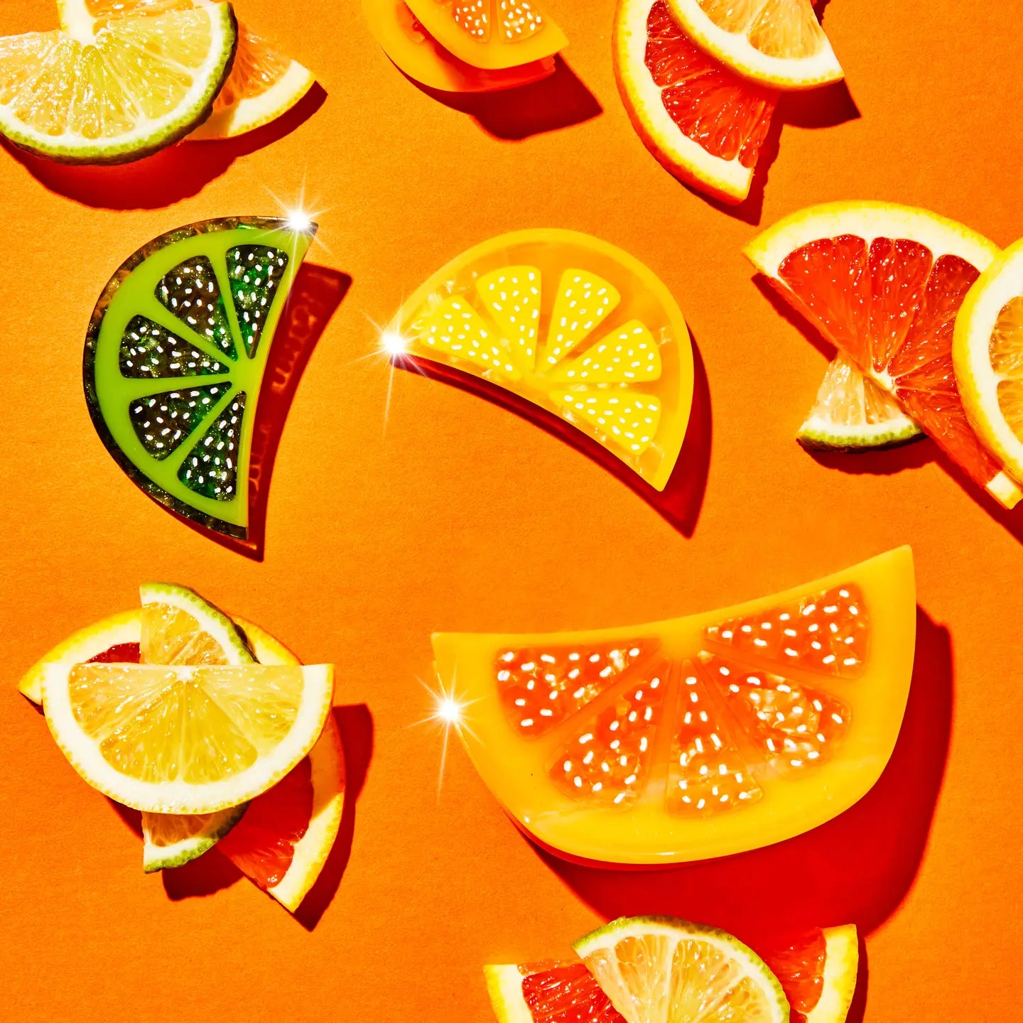 Orange Slice Hair Claw - Image 3