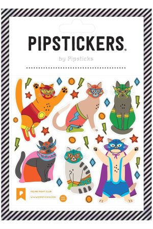 Feline Fight Club Sticker Sheet