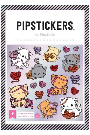 Playing With Hearts Sticker Sheet