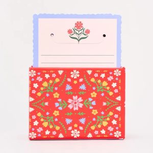 Folk Floral Note Cards