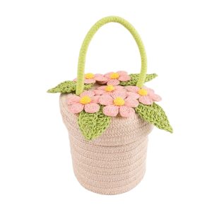 Flower Pot Basket Bag