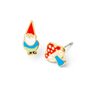 Gnome & Mushroom Earrings