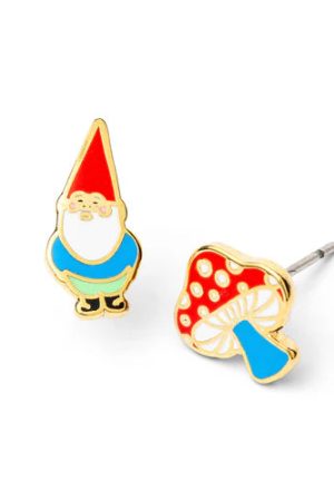 Gnome & Mushroom Earrings