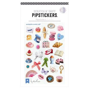 Pipsticks x Haricot Vert Nostalgic Charm Scratch and Sniff Sticker Sheet