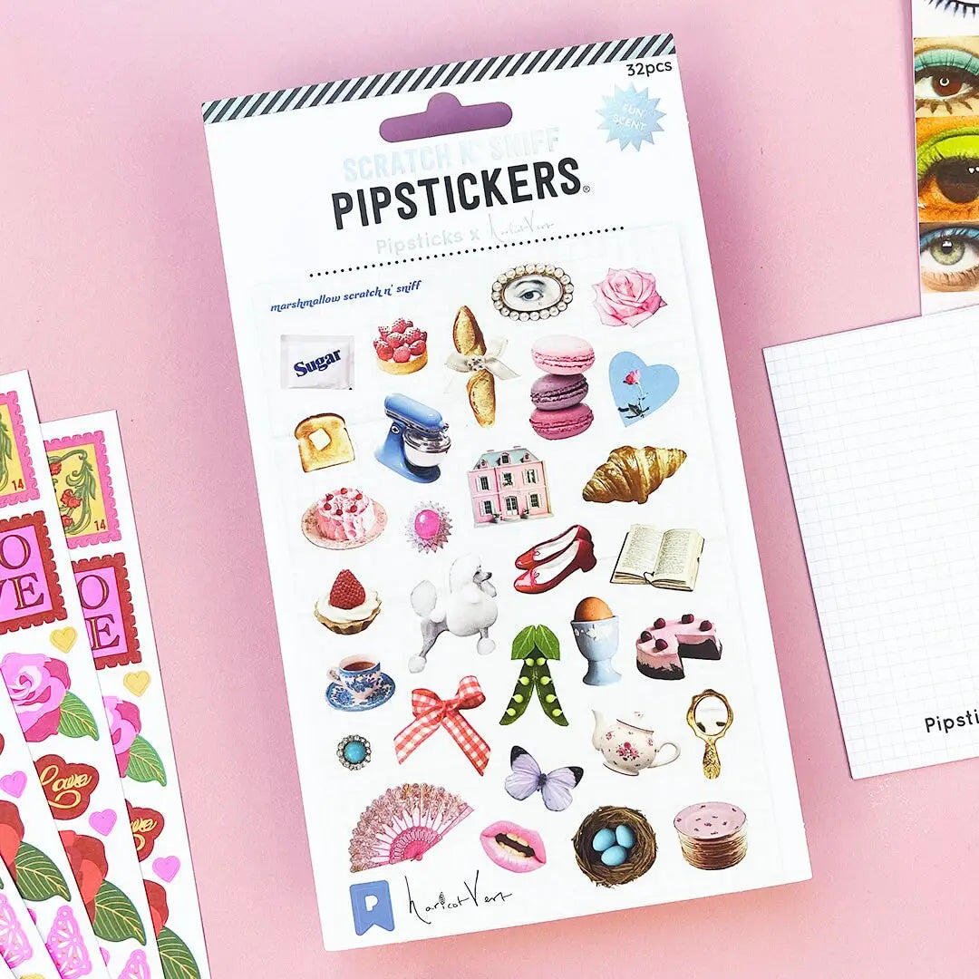 Pipsticks x Haricot Vert Nostalgic Charm Scratch and Sniff Sticker Sheet - Image 2