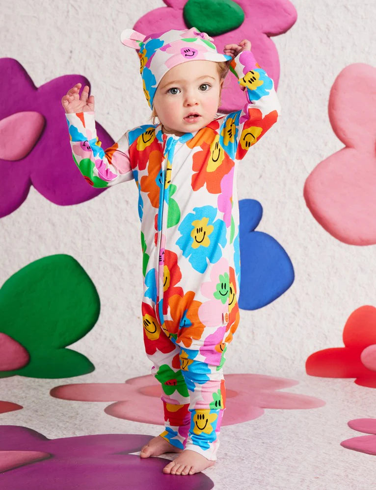 Hej Blomma! Long Sleeve Romper - Image 3