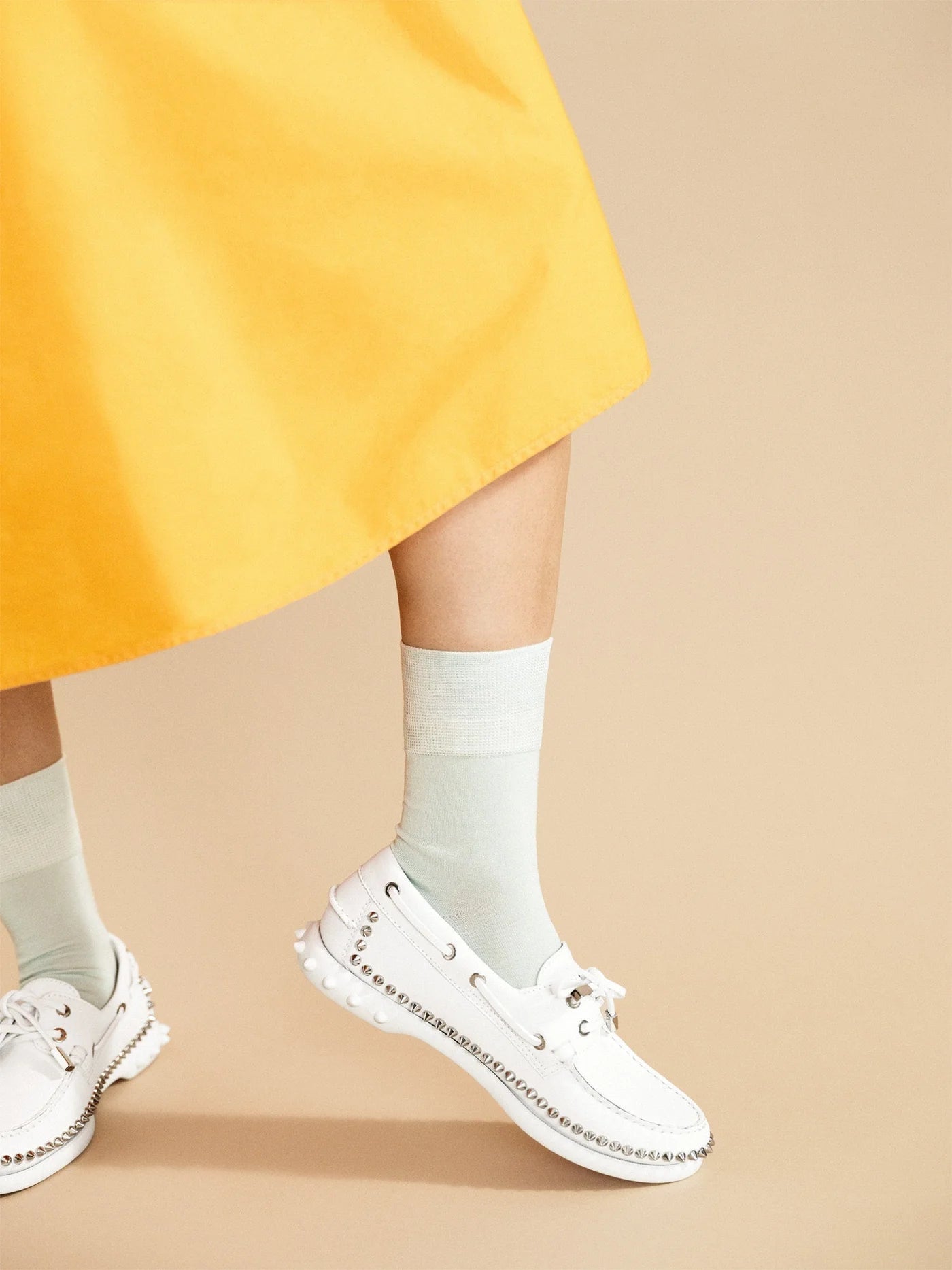 Trouser Crew Socks in Icicle - Image 4