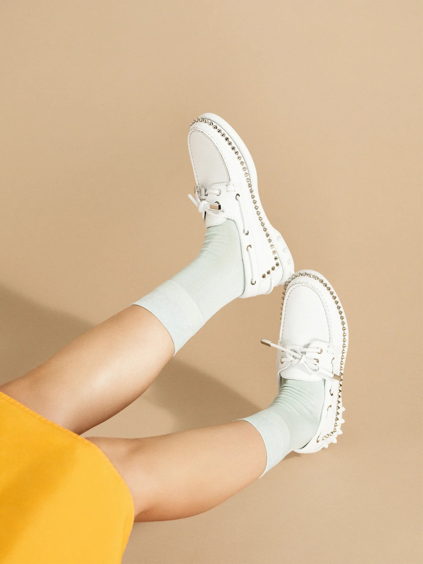 Trouser Crew Socks in Icicle - Image 3