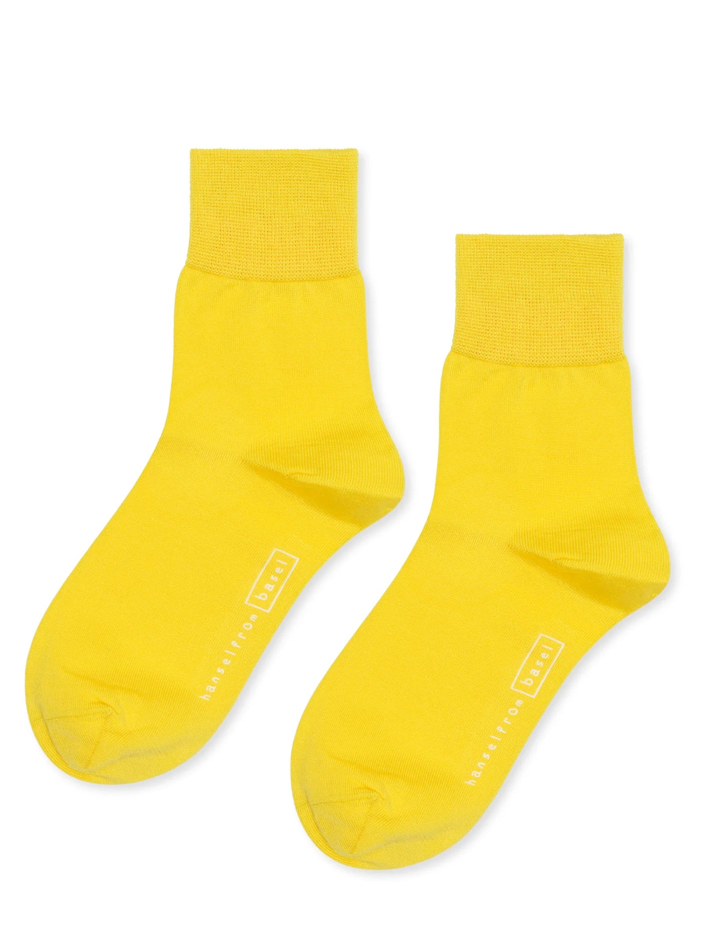 Trouser Crew Socks in Lemon