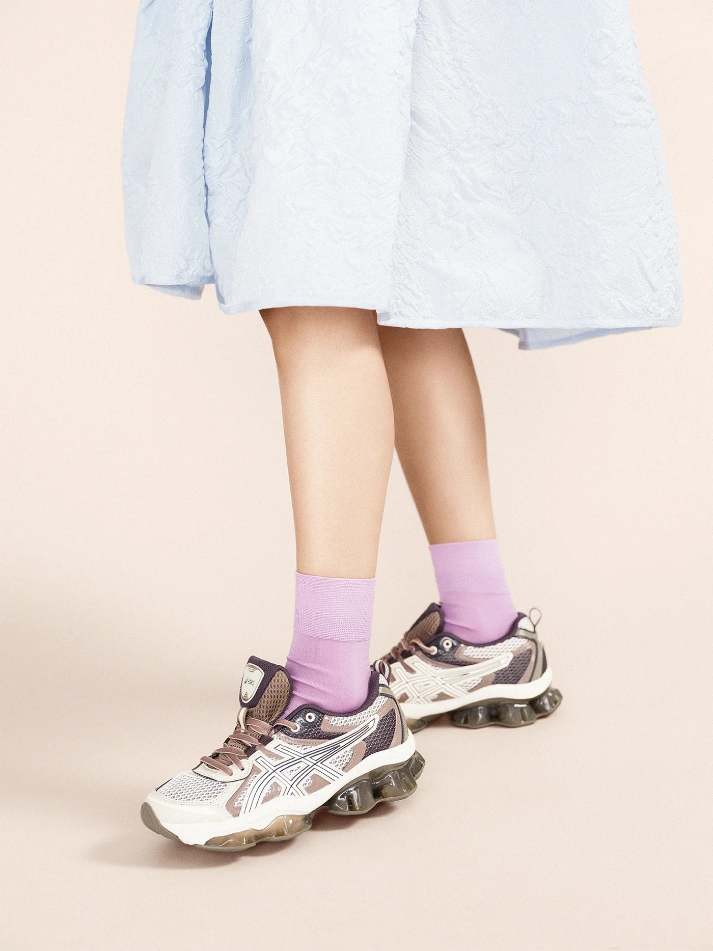 Trouser Crew Socks in Wisteria - Image 2