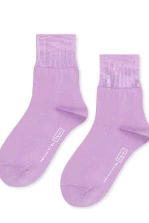 Trouser Crew Socks in Wisteria