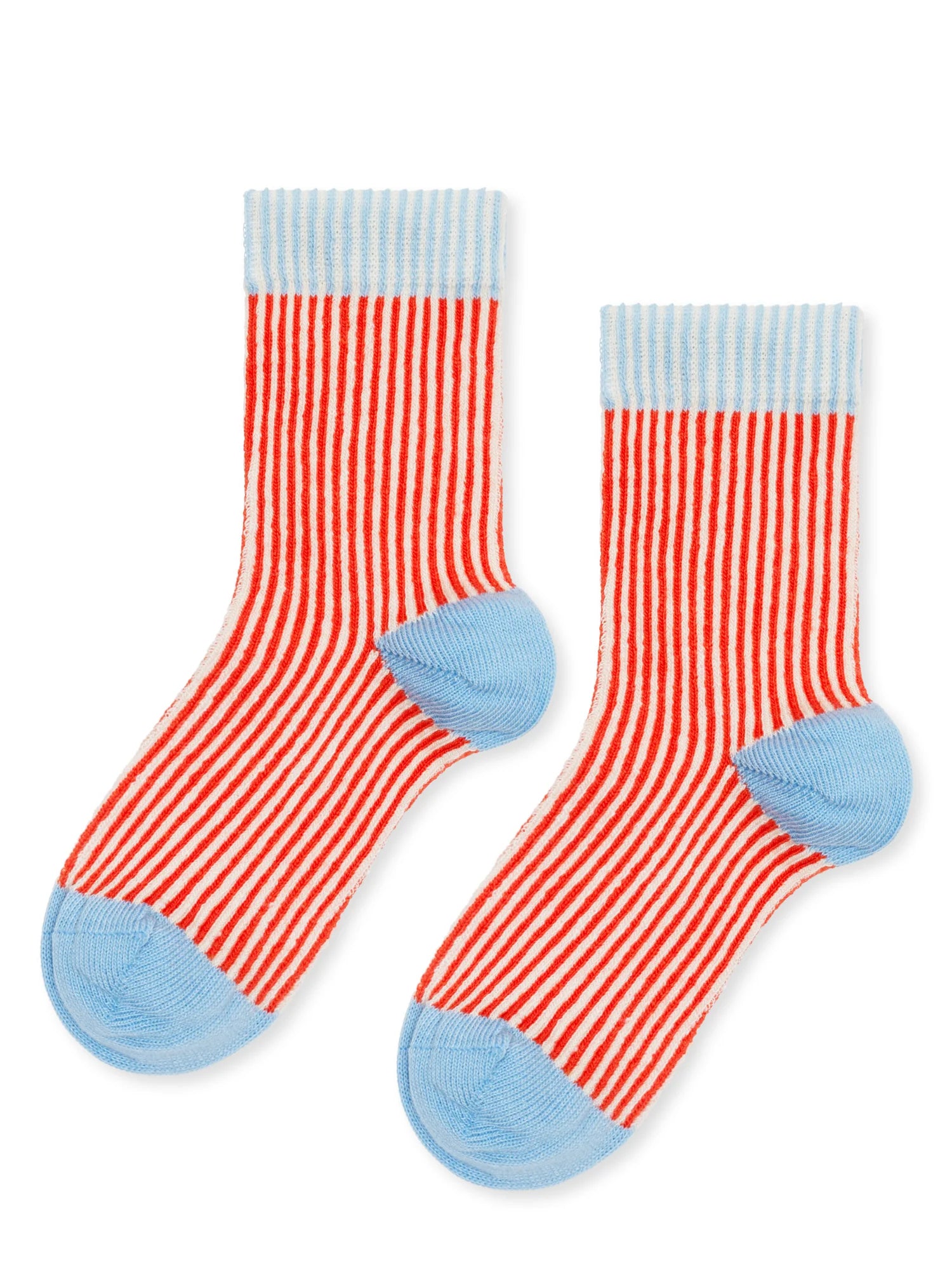 Mini Umbrella Kid Crew Sock - Persimmon
