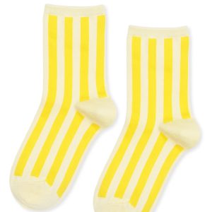 Manchester Adult Crew Socks - Lemon