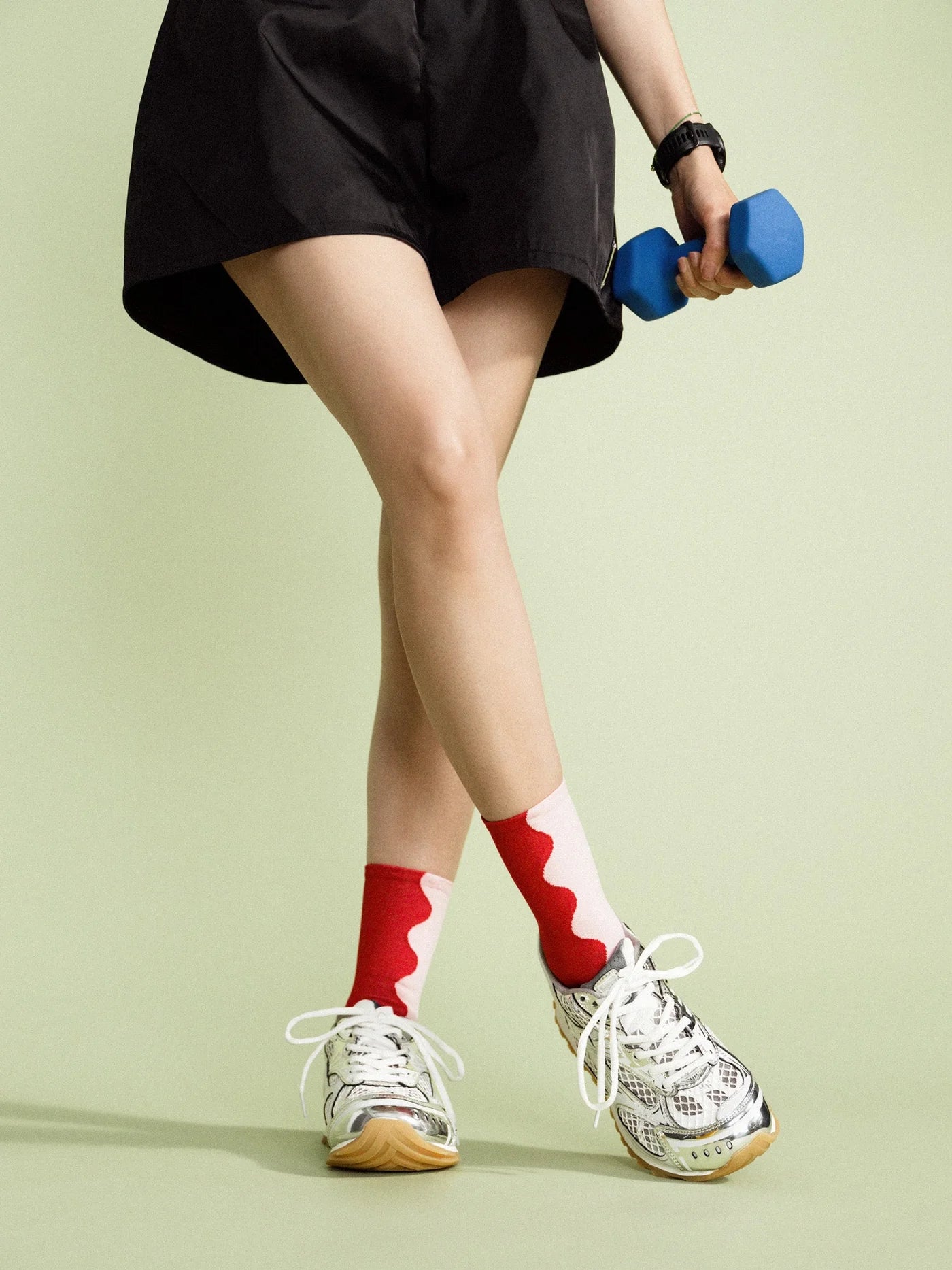 Gemini Sporty Adult Crew Socks - Image 3