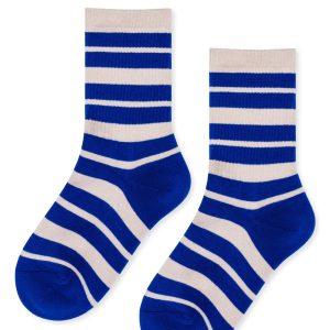 Chunky Stripe Sporty Adult Crew Socks