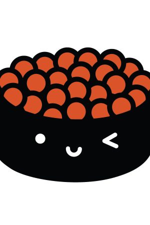 Ikura Vinyl Sticker